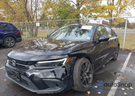 2023 Honda Civic Sport из США, поврежденный, VIN 2HGFE2F59PH553277